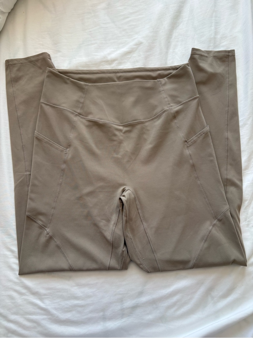 Whitney x Gymshark Everyday Pocket Leggings - Cement Brown
